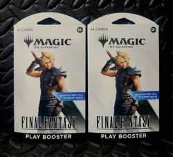 Final Fantasy Play Boosters Magic the Gathering Sealed Packs - Image 1