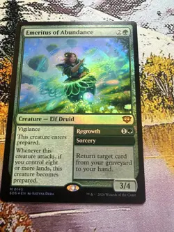 Emeritus of Abundance - Foil Secrets of Strixhaven MTG - Image 1