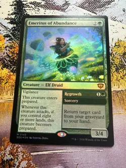 Emeritus of Abundance - Foil Secrets of Strixhaven MTG - Image 2