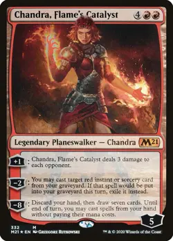 Chandra, Flame's Catalyst [Core Set 2021] Foil Near Mint - Image 1