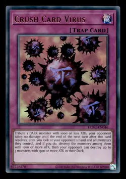 Crush Card Virus LCKC-EN046 Ultra Rare Legendary Collection Kaiba Yu-Gi-Oh NM - Image 1