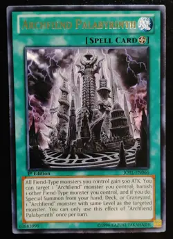Archfiend Palabyrinth - JOTL-EN066 - Rare - 1st Edition - Yu-Gi-Oh! - Image 1