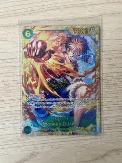 One Piece TCG Monkey.D.Luffy OP13-118 SEC Carrying on his Will NM English - Image 1