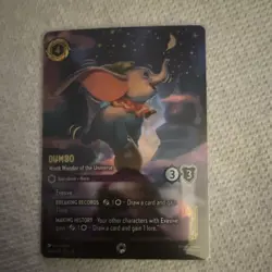 Disney Lorcana TCG Dumbo-Ninth Wonder of the Universe Cold Foil 223/204 EN - Image 1