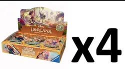 Lorcana TCG Wilds Unknown Booster Box CASE (4 Boxes) SEALED PREORDER! - Image 1