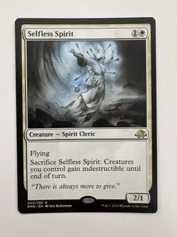 Selfless Spirit MTG Magic the Gathering Card NM Near Mint EMN - Image 1