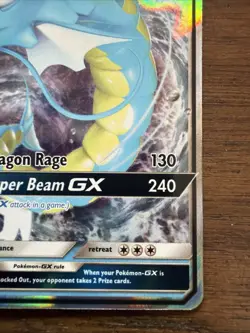 Gyarados GX 16/68 Holo Ultra Rare Pokemon Card Sun & Moon Hidden Fates PTCG NM - Image 5
