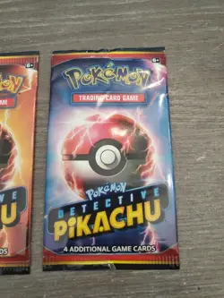 Pokemon TCG Detective Pikachu 4 Card Sealed Booster Pack & 2 Card Pack - Image 2