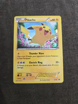 Pikachu XY89 X & Y Ultra Rare Holo Black Star Promo Pokemon Card VF/NM - Image 1