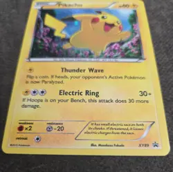 Pikachu XY89 X & Y Ultra Rare Holo Black Star Promo Pokemon Card VF/NM - Image 3