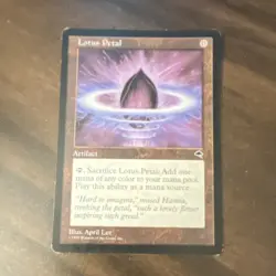 Wizards of the Coast Lotus Petal Artifact Regular English 1997 MTG - Image 1
