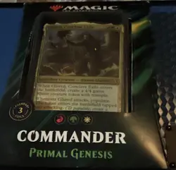 Wizards of the Coast Magic: The Gathering Commander Primal Genesis Deck Ghired … - Image 1