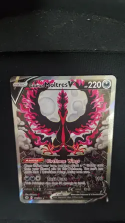 Pokemon TCG Galarian Moltres V Sword & Shield - Chilling Reign 177/198 Holo Full - Image 3