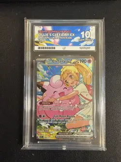 Pokemon TCG Lillie’s Clefairy Ascended Heroes 280/217 Ace 10 perfect subgrades - Image 1