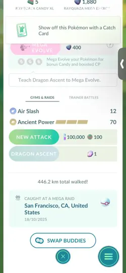 Pokemon Go Shiny Legendary Rayquaza ( High CP ) - Image 2