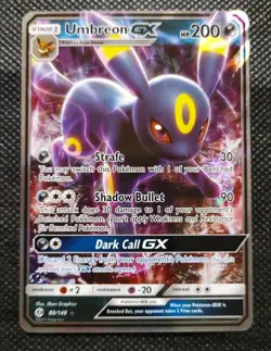 Pokemon Umbreon GX 80/149 Sun & Moon Holo NM - Image 1