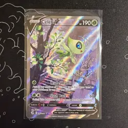 Pokemon Celebi V 245/264 Ultra Rare Full Art Holo Swsh08 Fusion Strike - Image 1