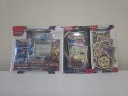 Pokemon TCG Bundle Paldea Evolved 3-Pack + 2 Blisters Sealed - Image 1
