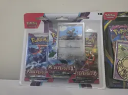Pokemon TCG Bundle Paldea Evolved 3-Pack + 2 Blisters Sealed - Image 2