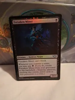 MTG Forsaken Miner [Outlaws of Thunder Junction] Foil Near Mint - Image 1
