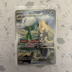 Cynthia's Roserade - 184/182 - Pokemon Destined Rivals Illustration Rare NM - Image 1