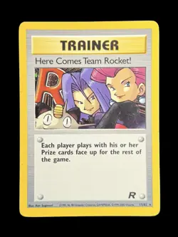 Pokemon TCG Here Comes Team Rocket 15/82 Team Rocket Set Holo Rare Unlimited - Image 1
