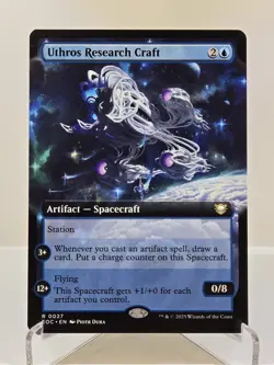 MTG Uthros Research Craft (Extended Art) Regular Commander: Edge of Eternities - Image 1