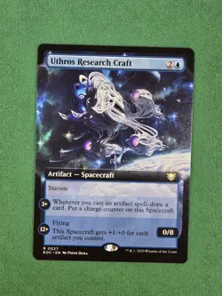 MTG Uthros Research Craft (Extended Art) Regular Commander: Edge of Eternities - Image 3