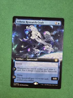 MTG Uthros Research Craft (Extended Art) Regular Commander: Edge of Eternities - Image 5
