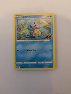Pokemon TCG Squirtle Pokemon Go 015/078- Pack Fresh - Image 1