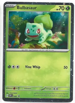 Pokemon TCG Scarlet & Violet Black Star Promos Bulbasaur #46 SVP Holo NM - Image 1