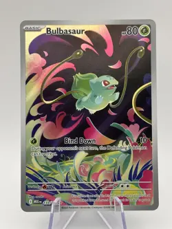 Bulbasaur 133/132 Mega Evolution Pokemon Illustration Rare Near Mint/mint - Image 1