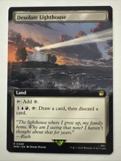 MTG Desolate Lighthouse 0489 (Extended Art) Universes Beyond: Doctor Who NM WHO - Image 1