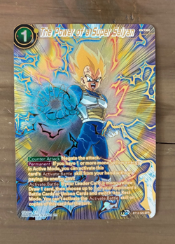 Dragon Ball Super Card Game the Power of a Super Saiyan Foil Card BT13-120 SPR - Image 1