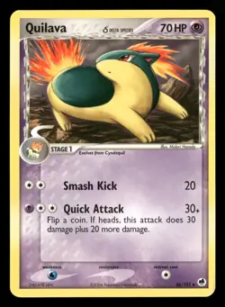 Quilava - 36/101 - Uncommon - EX Dragon Frontiers - Pokemon Card - MP - Image 1