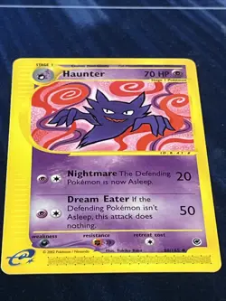 Pokemon TCG Expedition Base Set Haunter, Uncommon Card 80/165 - Image 1