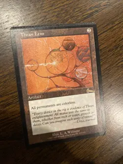 Thran Lens - Crimp Error Misprint - Magic the Gathering MTG - LP Urza’s Legacy - Image 1