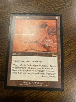 Thran Lens - Crimp Error Misprint - Magic the Gathering MTG - LP Urza’s Legacy - Image 2