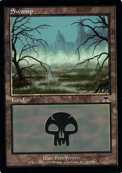 Swamp 342 Onslaught Light Play LP MTG Magic the Gathering DNA GAMES - Image 1