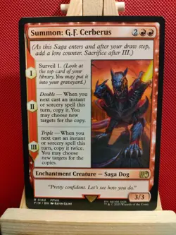 Summon: G.F. Cerberus - Final Fantasy - Rare - NM (See Pics) MTG - Image 1