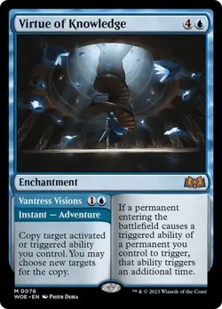 MTG - Virtue of Knowledge - Wilds of Eldraine - Magic the Gathering - Image 1