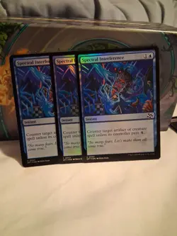 3x Spectral Interference - Foil MTG Aetherdrift NM Magic Foil - Image 1