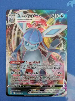 Glaceon VMAX 041/203 - EVOLVING SKIES - Full Art Pokemon TCG Card NM - Image 1