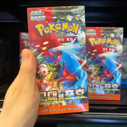Pokemon Cards Scarlet & Violet Ancient Roar Booster Box sv4K Sealed Korean - Image 1