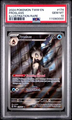Pokemon 2024 SV Twilight Masquerade Froslass #174/167 English PSA 10 - Image 1