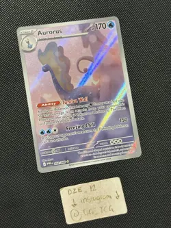 Pokemon Perfect Order - Aurorus - 092/088 - Illustration Art Rare - M/NM￼ - Image 3