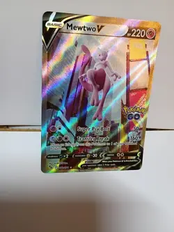 Pokemon Mewtwo V Full Art Ultra Rare Holo 072/078 NM NO DMG From pack to sleeve - Image 1