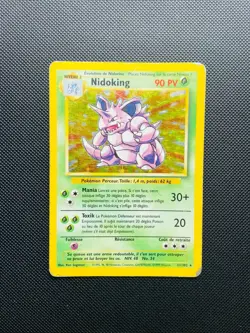 Carte Pokemon Nidoking 11/102 HOLO Ed2 Set De Base Edition 2 Wizards FR - Image 1