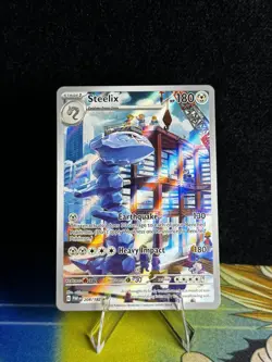 Steelix 208/182 Full Art Illustration Rare Pokemon Paradox Rift - Image 2