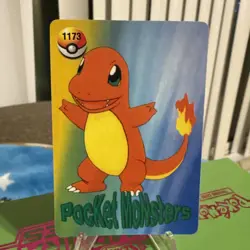 Pokemon VENONAT & CHARMANDER Pocket Monsters Holo Prism Vending Sticker #1145 - Image 4